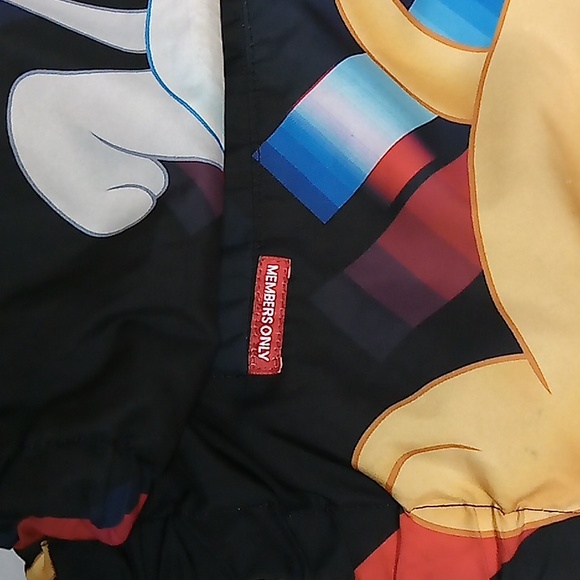 Members Only..Tom&Jerry..Hooded Zip up Jacket.Sz M..Black - Picture 5 of 9